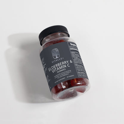 Vitalle+ Elderberry & Vitamin C Gummies