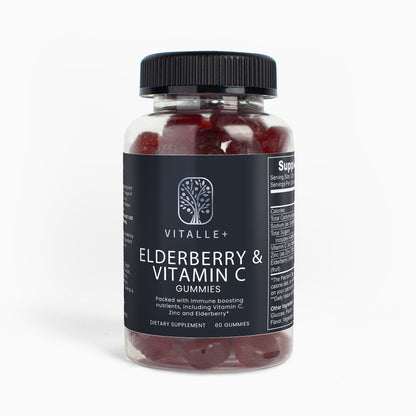 Vitalle+ Elderberry & Vitamin C Gummies