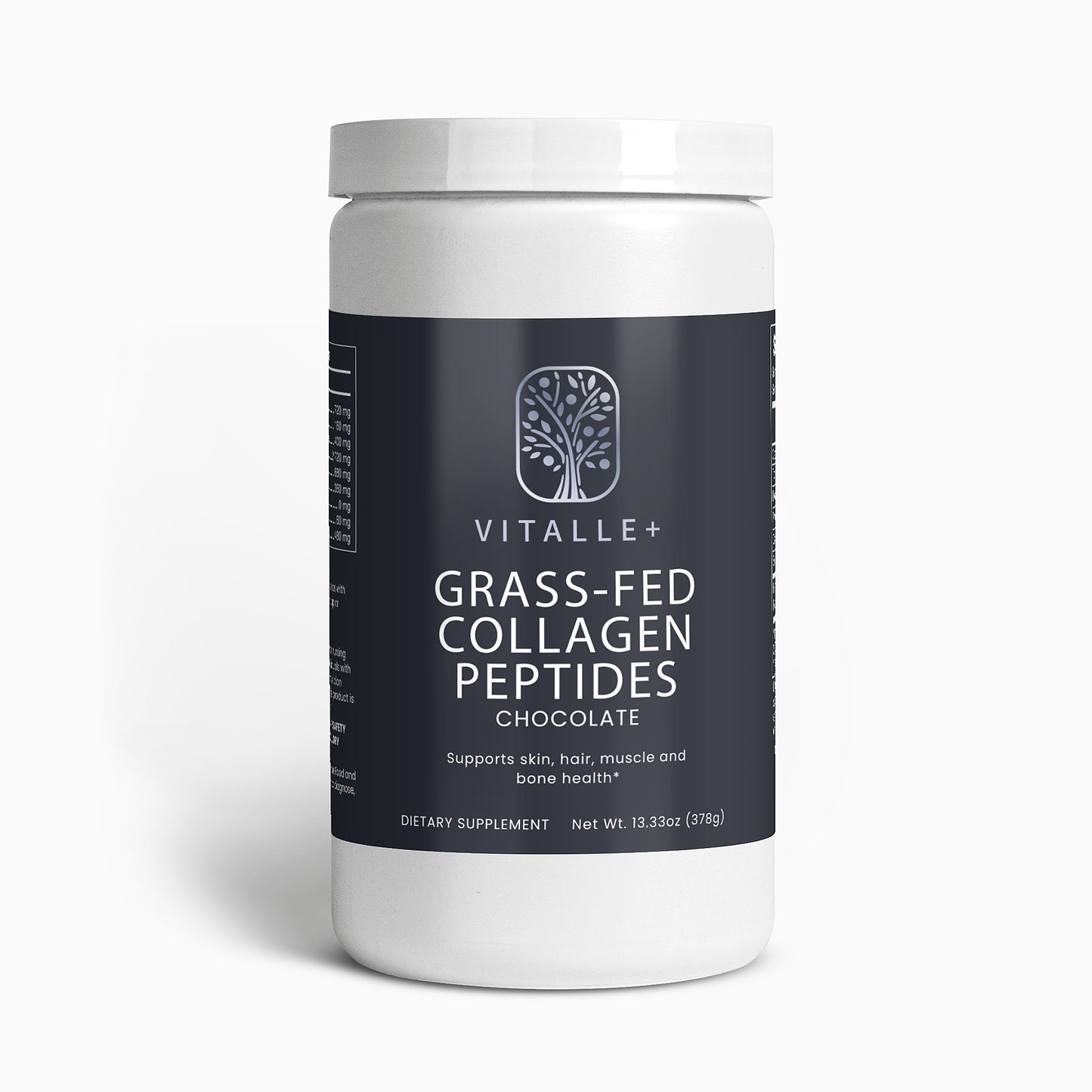 Vitalle+ Grass-Fed Collagen Peptides Powder (Chocolate)