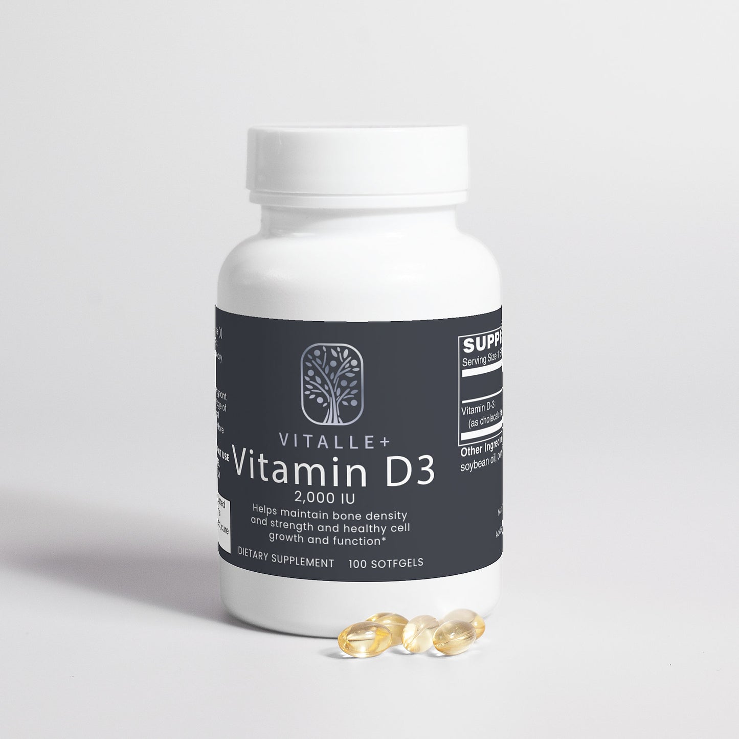 Vitalle+ Vitamin D3 2,000 IU