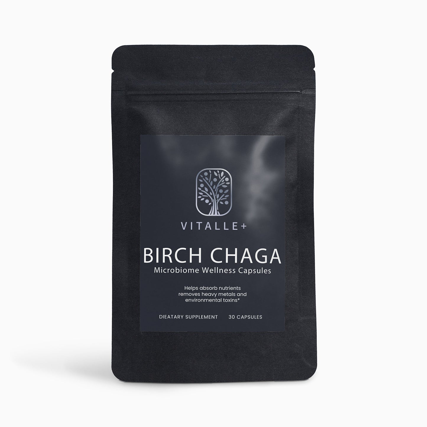 Vitalle+ Birch Chaga Microbiome Wellness Capsules