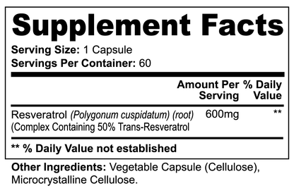 Vitalle+ Resveratrol 50% 600mg