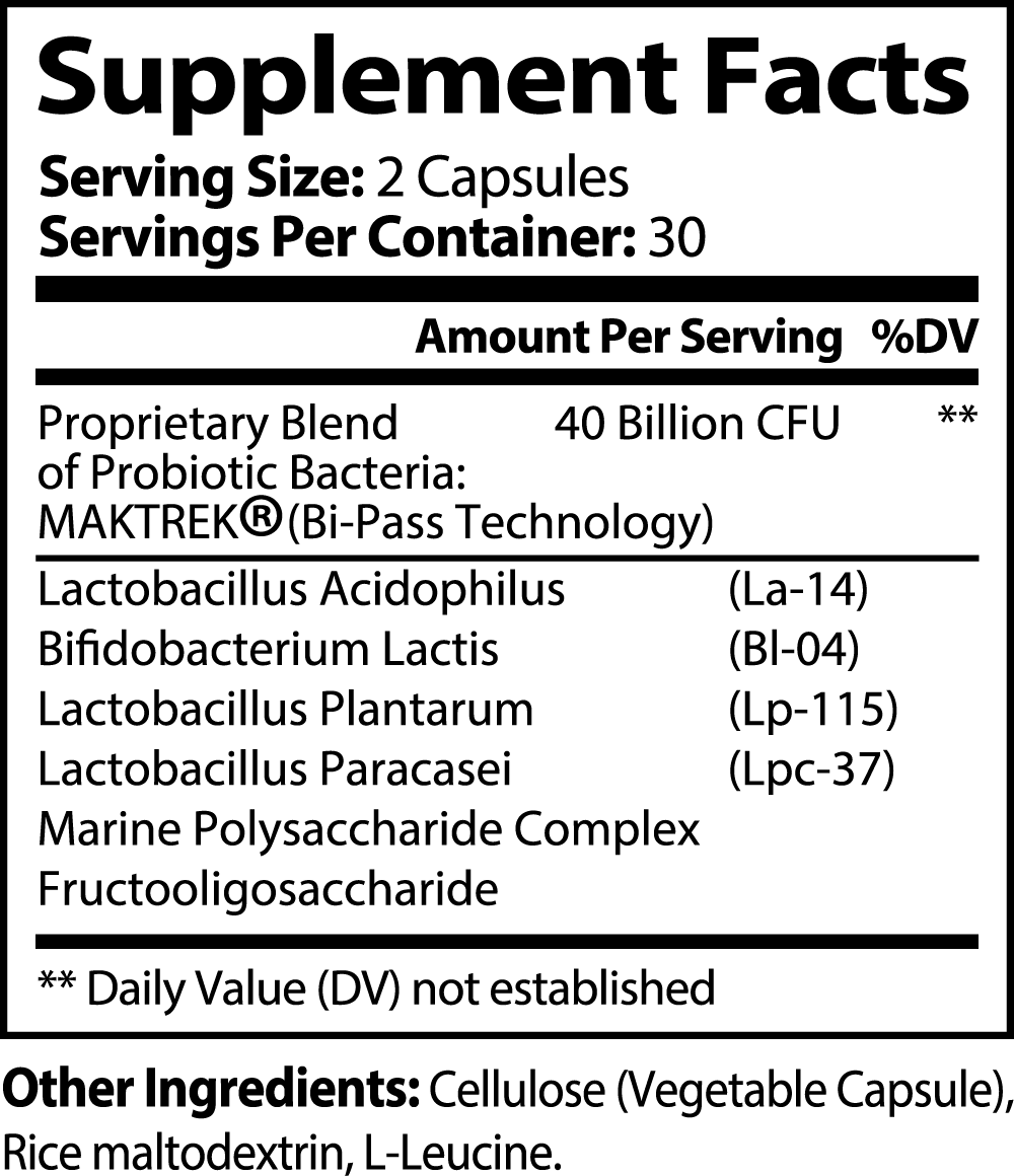 Vitalle+ Probiotic 40 Billion with Prebiotics