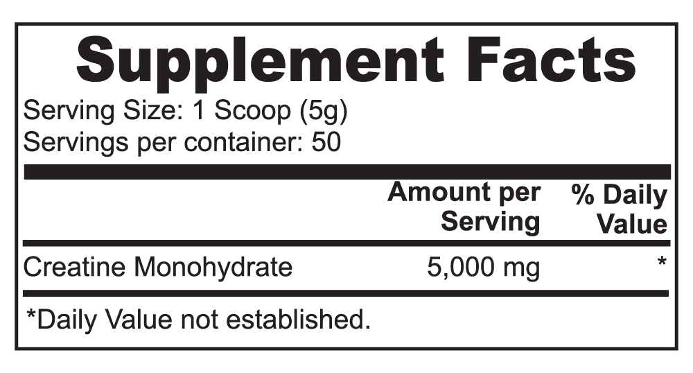 Vitalle+ Creatine Monohydrate